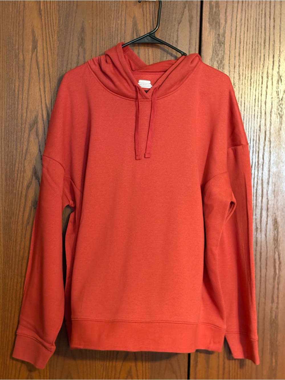 Women’s Red Hooded Pullover Sweatshirt 2XL